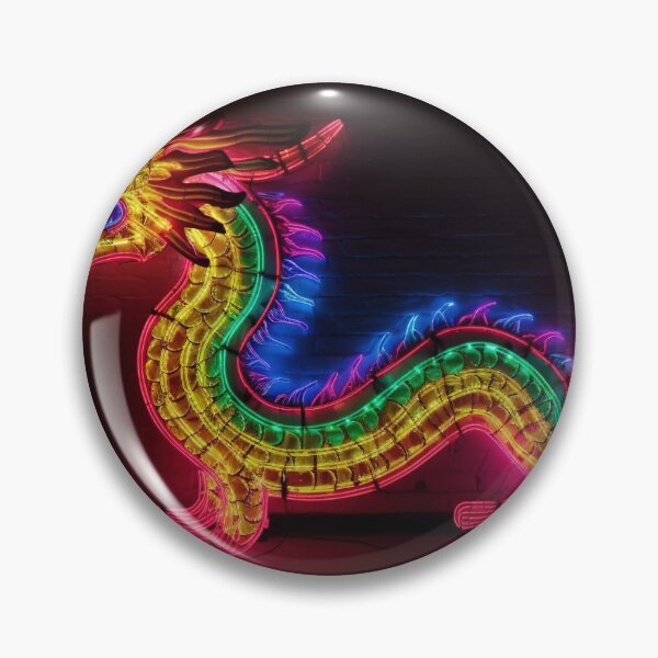 Item preview, Dragon made of rainbow colored lights 8 designed and sold by jetaiart.