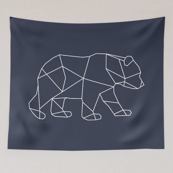 Item preview, Bear Geometric (White) designed and sold by Anup  K.