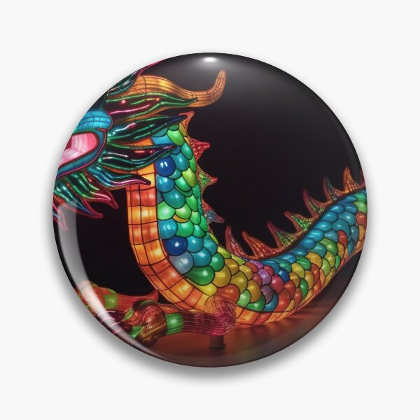 Item preview, Dragon made of rainbow colored lights 9 designed and sold by jetaiart.