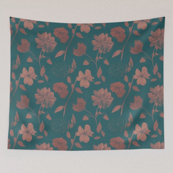 Item preview, Vintage Wildflower Pattern designed and sold by MikAImageShop.