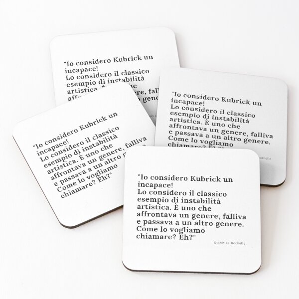 Item preview, Io considero Kubrick un incapace! - Boris designed and sold by akinsmeggan.