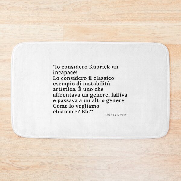 Item preview, Io considero Kubrick un incapace! - Boris designed and sold by akinsmeggan.