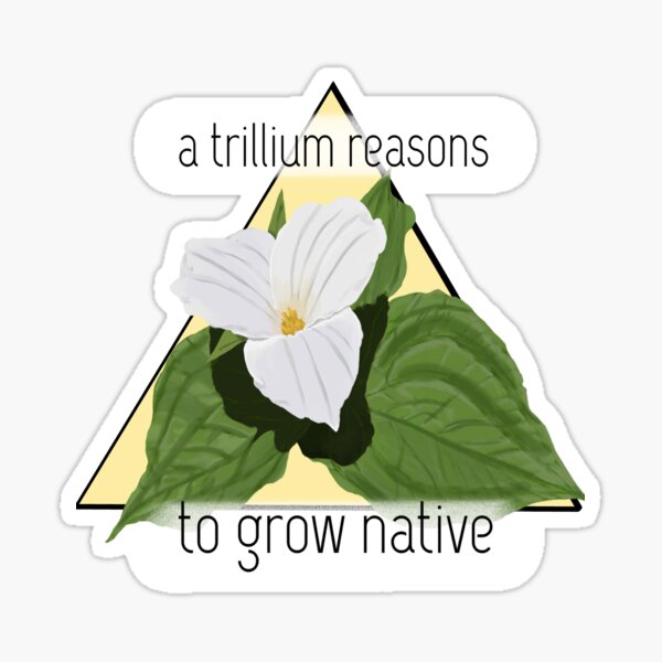 A Trillium Reasons Sticker