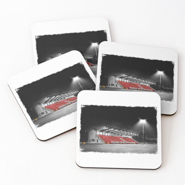 Item preview, The Ryan McBride Brandywell Stadium Derry City League of Ireland Football Print designed and sold by barrymasterson.