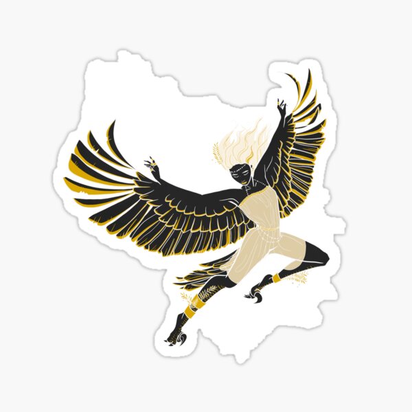 Harpy dancer - Greek mythological hybrid Sticker