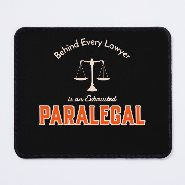 Item preview, Behind Every Lawyer is an Exhausted Paralegal - Funny Paralegal designed and sold by Queen1120.