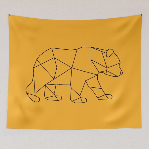 Item preview, Bear Geometric (Black) designed and sold by Anup  K.