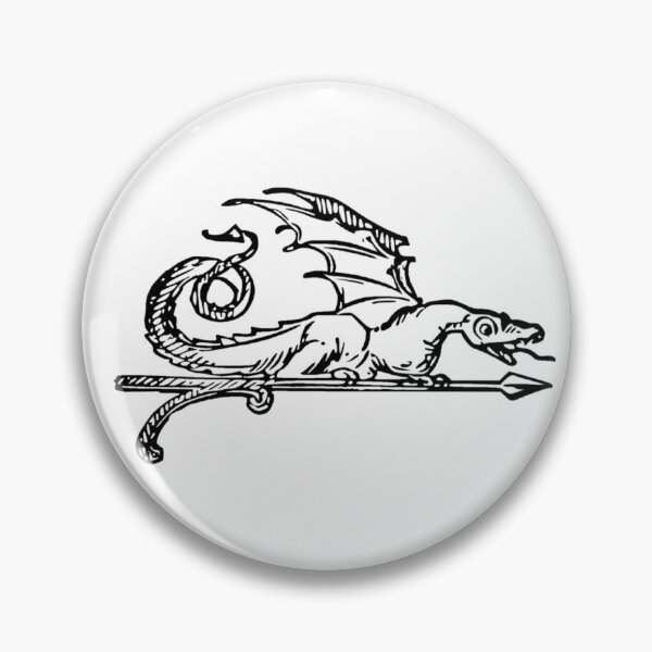 Item preview, Green Dragon Tavern Sign, Black, Transparent Background, White body designed and sold by AndrewCotten.