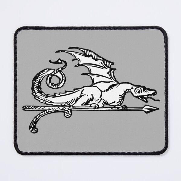Item preview, Green Dragon Tavern Sign, Black, Transparent Background, White body designed and sold by AndrewCotten.