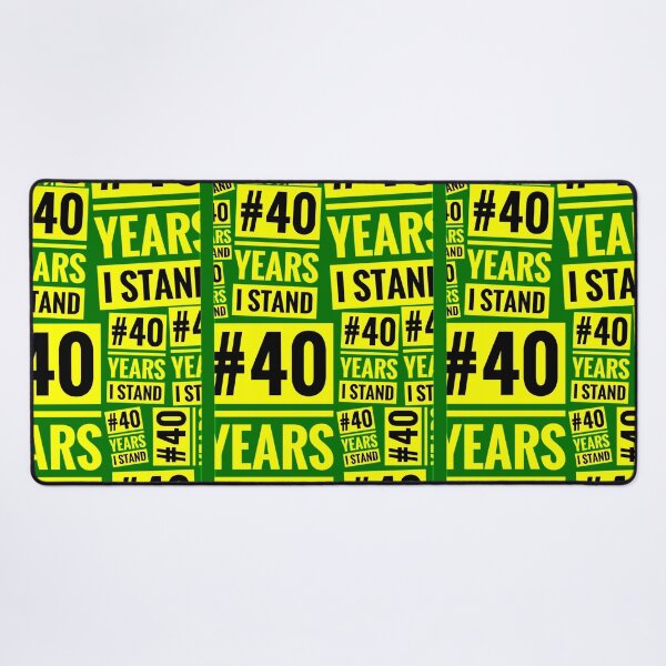 Item preview, #40YEARSISTAND - 40 YEARS I STAND (Green & Yellow) designed and sold by kinkatstyle.