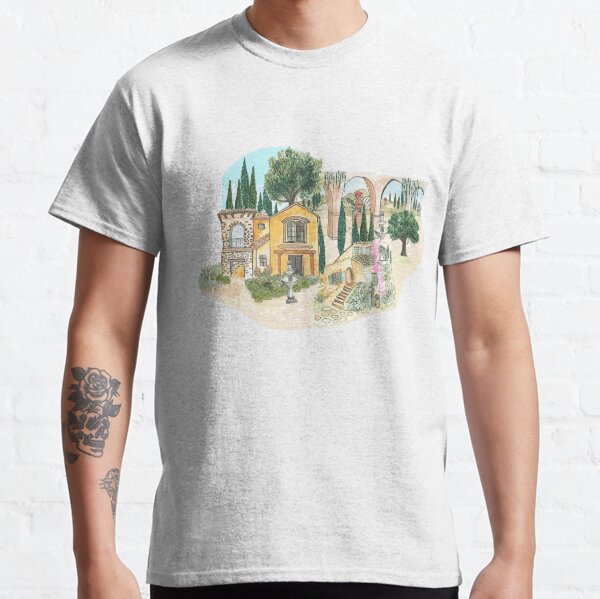 Vista previa del artículo con la obra «Villas toscanas de agua», diseñado y vendido por SweetCoolVibes.