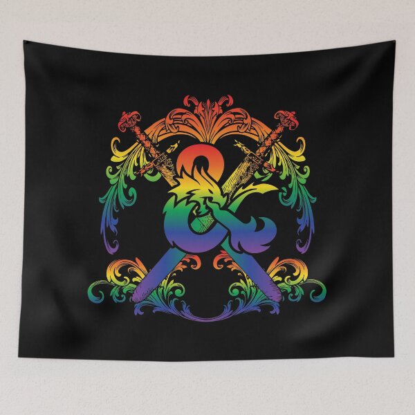 Item preview, Ampersand Crossed Swords Pride designed and sold by Devon Designs.