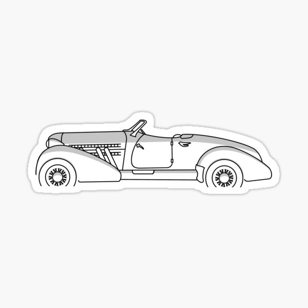 Item preview, 1935 Auburn Speedster Boattail Profile designed and sold by MiQuintaRuta.