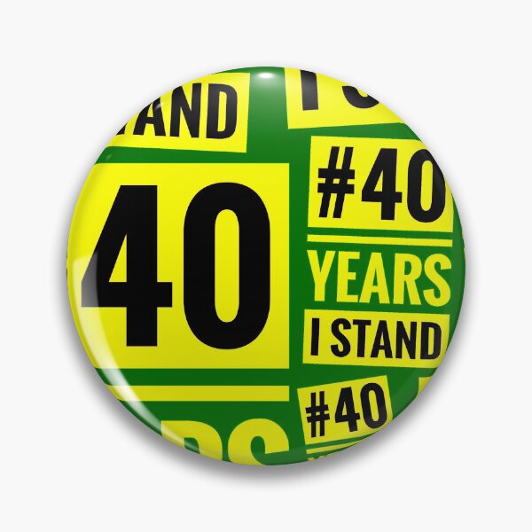Item preview, #40YEARSISTAND - 40 YEARS I STAND (Green & Yellow) designed and sold by kinkatstyle.
