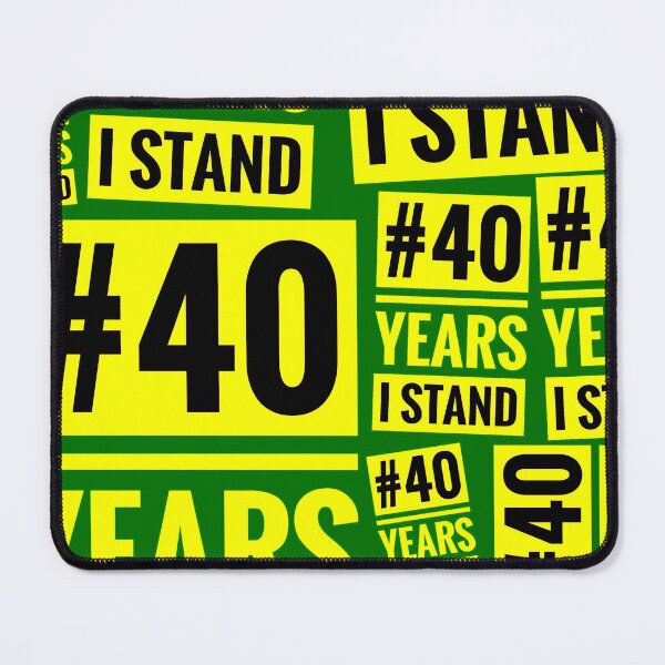 Item preview, #40YEARSISTAND - 40 YEARS I STAND (Green & Yellow) designed and sold by kinkatstyle.