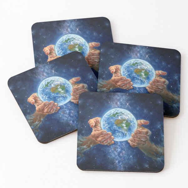 Item preview, Heal the world / Holding the world in your hand / Protect Gaia / Environmental protection / Care for your future oilpainting artwork designed and sold by Lotusalchemy.