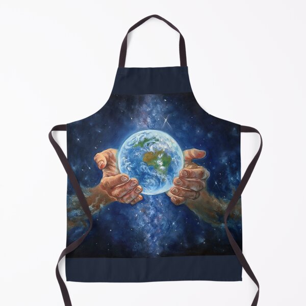 Item preview, Heal the world / Holding the world in your hand / Protect Gaia / Environmental protection / Care for your future oilpainting artwork designed and sold by Lotusalchemy.