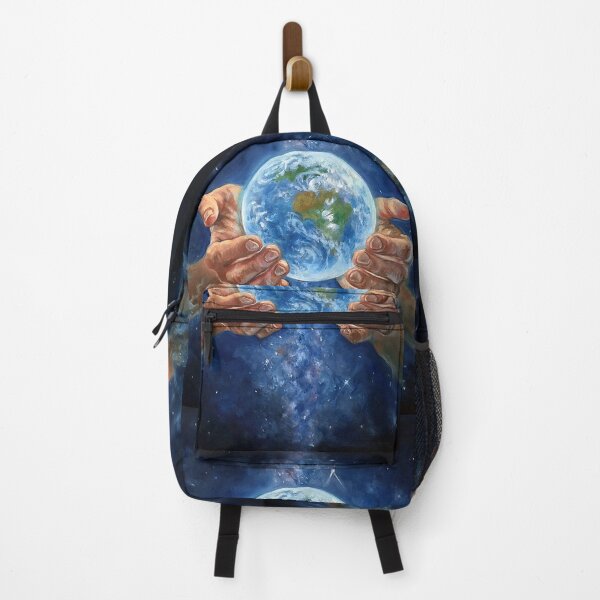 Item preview, Heal the world / Holding the world in your hand / Protect Gaia / Environmental protection / Care for your future oilpainting artwork designed and sold by Lotusalchemy.