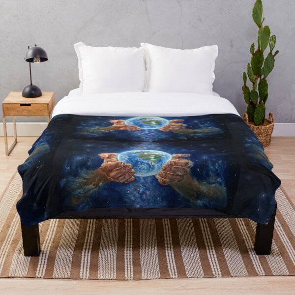 Artikelvorschau, Heile die Welt / Halte die Welt in deiner Hand / Beschütze Gaia / Umweltschutz / Sorge für dein zukünftiges Ölgemälde-Kunstwerk entworfen und verkauft von Lotusalchemy.