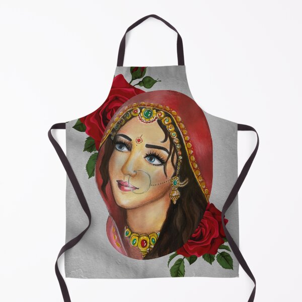 Item preview, Pakistani Truck Art Style Woman With Roses designed and sold by Hints-of-Home.