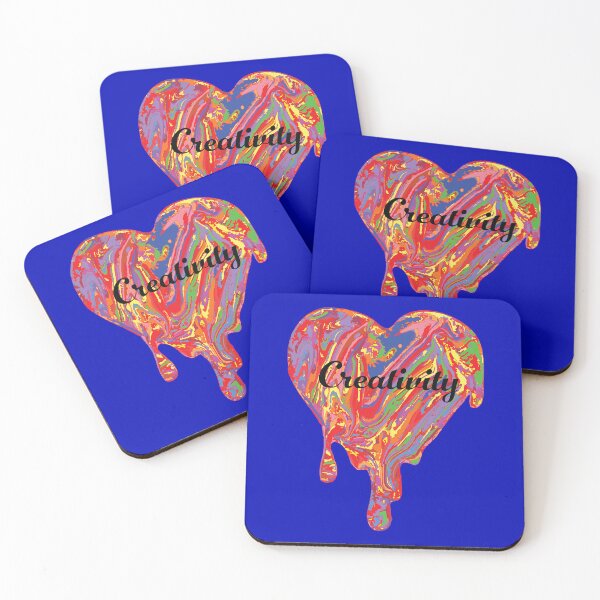 Item preview, Colourful Melting Heart - Creativity designed and sold by Sketchypenface.