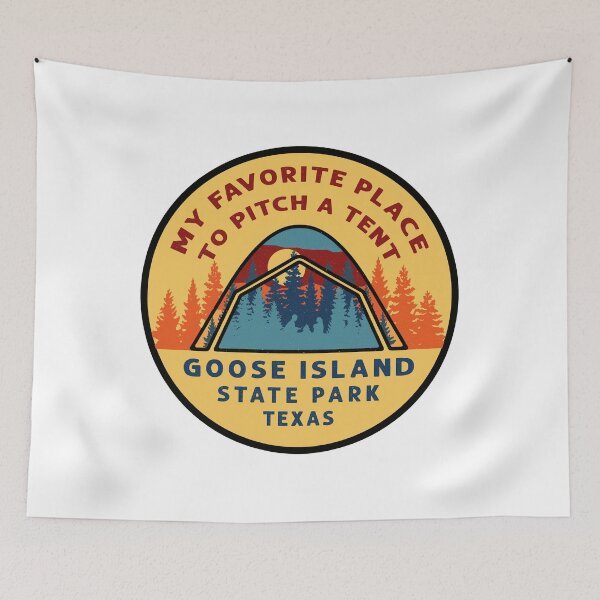 Item preview, Goose Island State Park Texas Tent Patch designed and sold by VanyaKar.