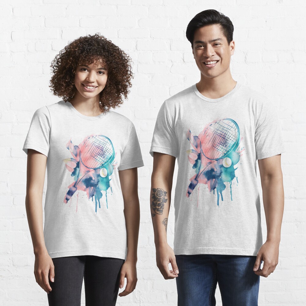 Disover Tennis: Watercolor 1 | Essential T-Shirt 