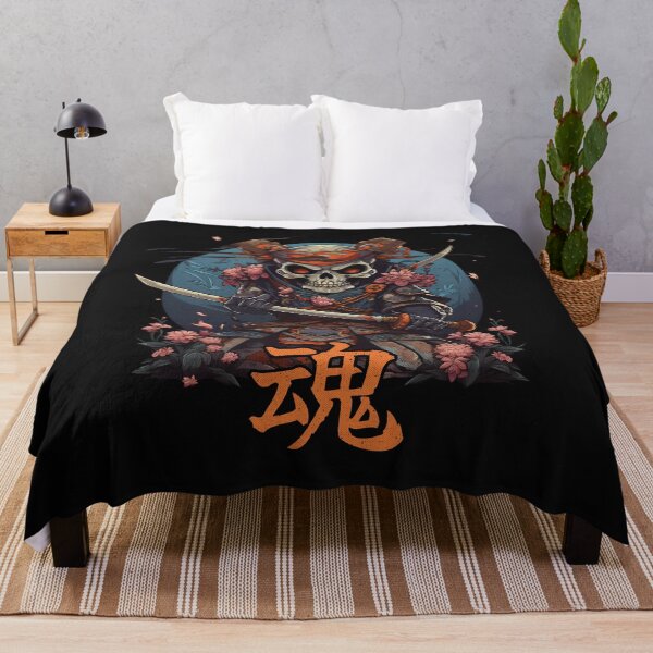 Item preview, samurai skull show no mercy - funny saying designed and sold by VichallanStudio.