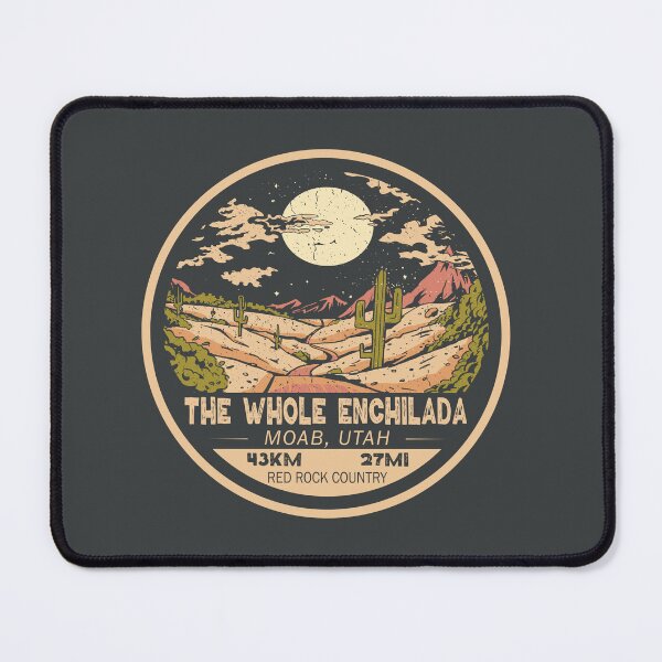 Item preview, The Whole Enchilada Trail | Utah | Mountain Biking designed and sold by KrisSidDesigns.