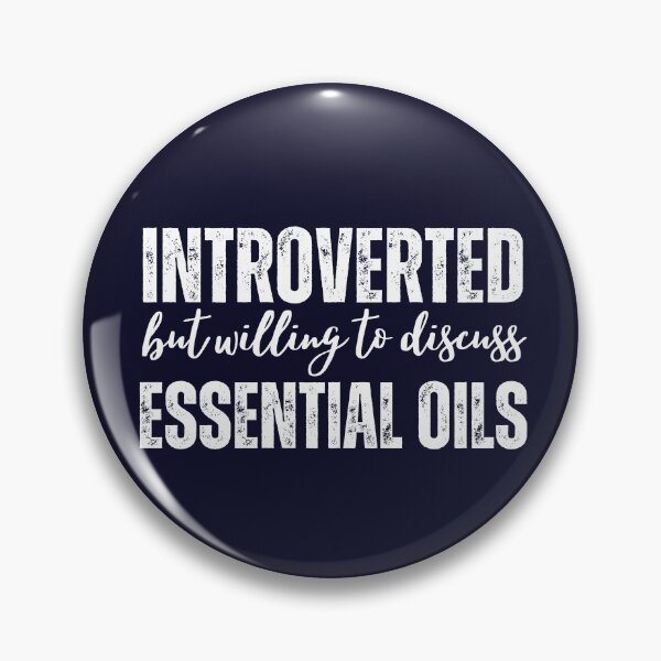 Item preview, Introverted By Willing To Discuss Essential Oils designed and sold by SunfullyYours.