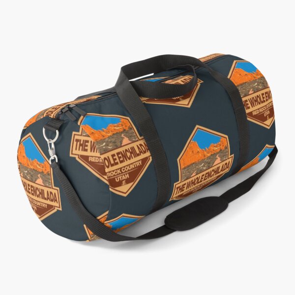 Item preview, The Whole Enchilada Trail Utah Travel Art Badge designed and sold by KrisSidDesigns.
