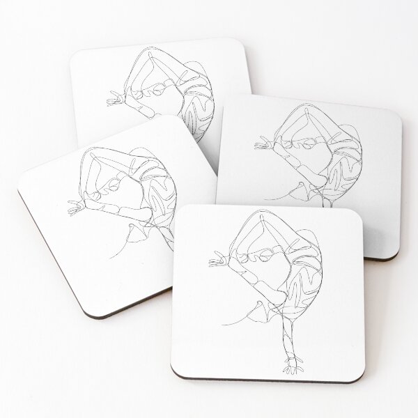 Item preview, Hip Hop Flow: A One Line Art Tribute to Urban Dance Culture designed and sold by OneLinePrints.