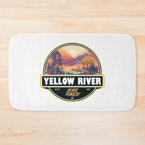 Artikelvorschau, Wappen des Staatswalds von Yellow River, Iowa entworfen und verkauft von KrisSidDesigns.
