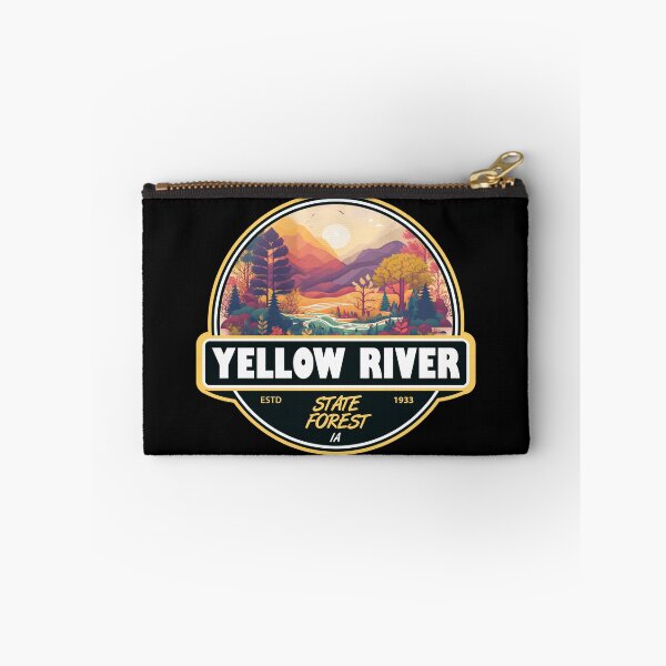 Item preview, Yellow River State Forest Iowa Emblem designed and sold by KrisSidDesigns.