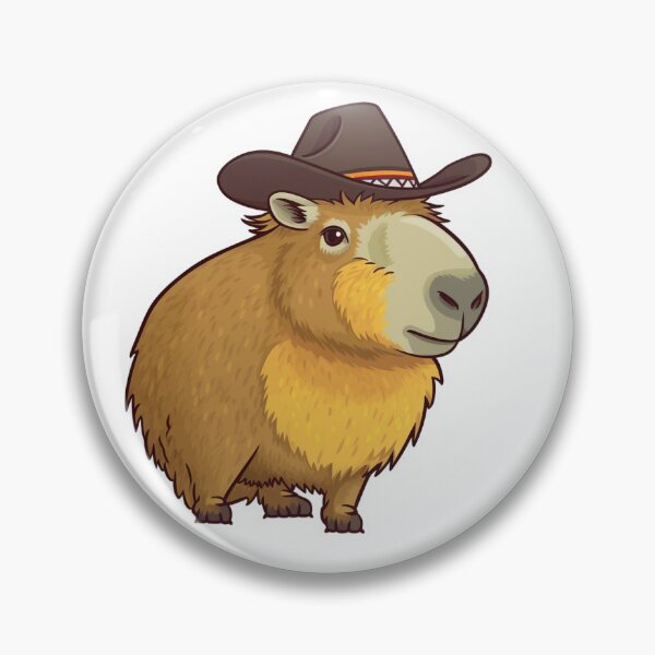 Item preview, Cowboy Capybara designed and sold by HiddenPassions.