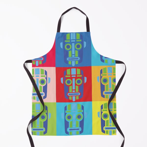 Item preview, Blue Retro Pop Art Masks designed and sold by GeekShirts Shop.