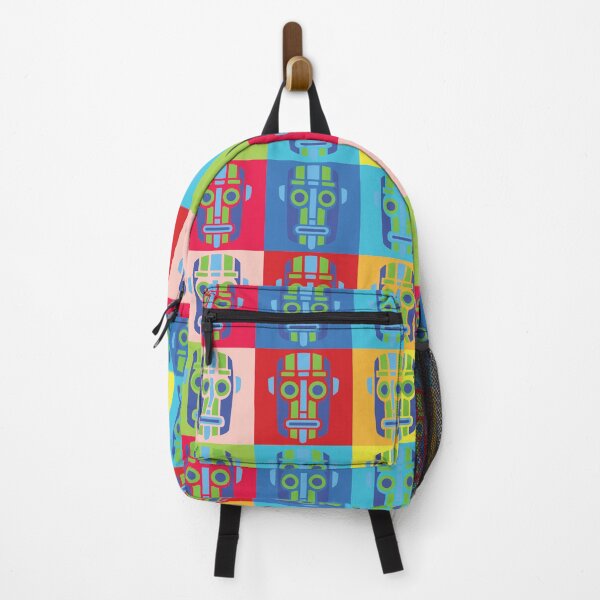 Item preview, Blue Retro Pop Art Masks designed and sold by GeekShirts Shop.
