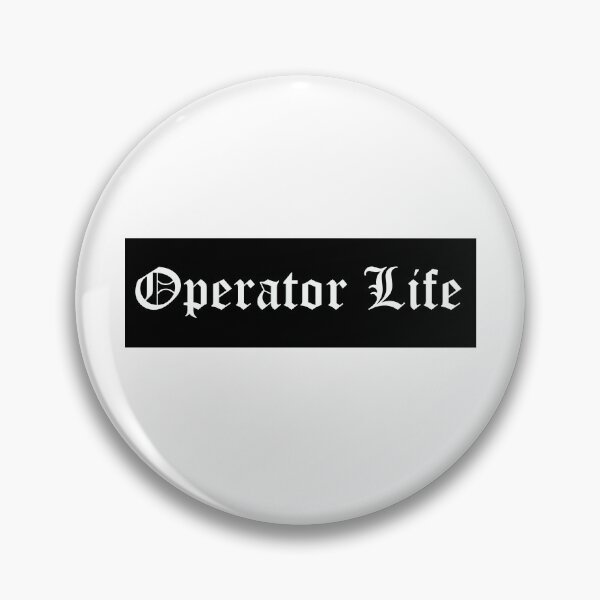 Item preview, Operator Life Blue Collar designed and sold by RossDillon.