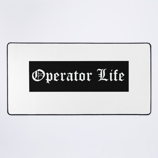 Item preview, Operator Life Blue Collar designed and sold by RossDillon.