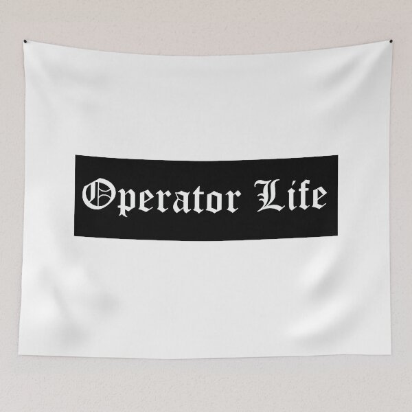Item preview, Operator Life Blue Collar designed and sold by RossDillon.