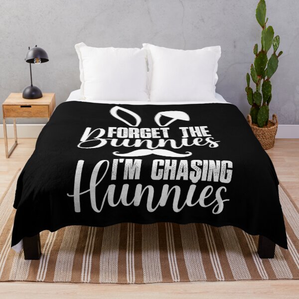 Item preview, Forget the Bunnies Im Chasing Hunnies easter bunny leopard print designed and sold by SIMPLINZ.
