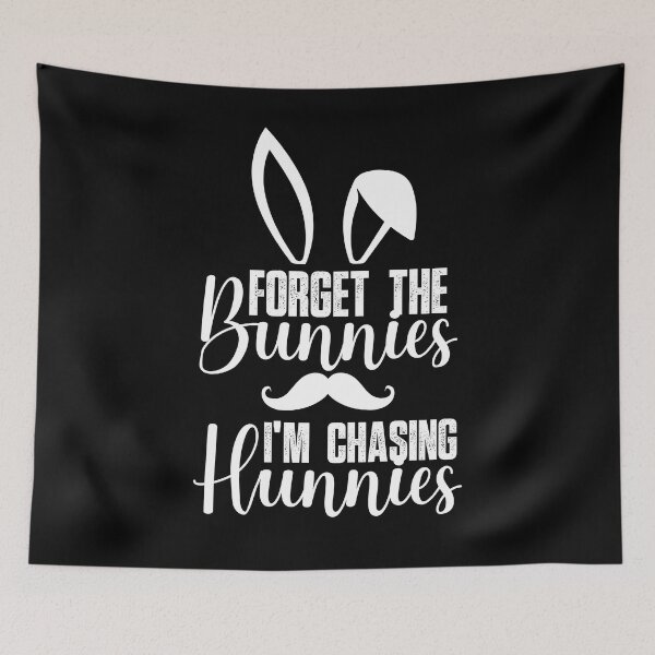 Item preview, Forget the Bunnies Im Chasing Hunnies easter bunny leopard print designed and sold by SIMPLINZ.