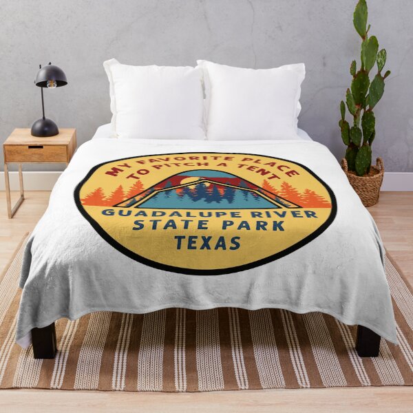 Item preview, Guadalupe River State Park Texas Tent Patch designed and sold by VanyaKar.