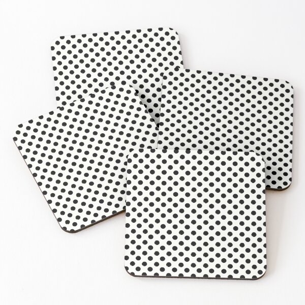 Item preview, White And Black Polka Dots designed and sold by PatternTitan.