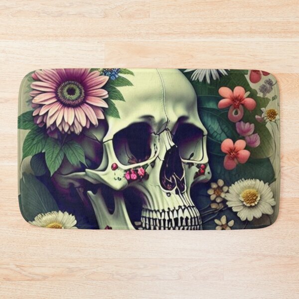 Item preview, Floral Skull designed and sold by BiancaDPetals.