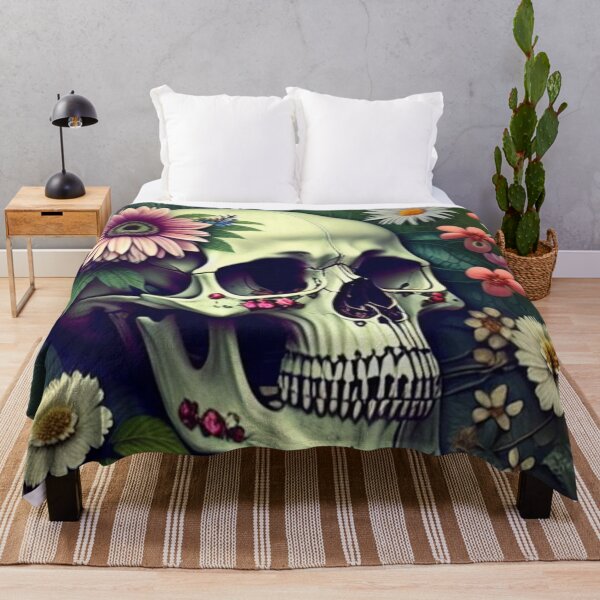 Item preview, Floral Skull designed and sold by BiancaDPetals.