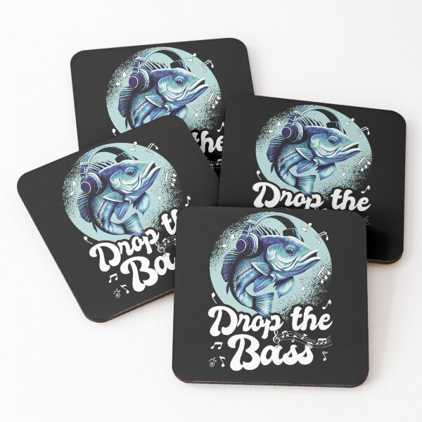 Item preview, Drop The Bass - Bass With Headphones designed and sold by Shirtey.
