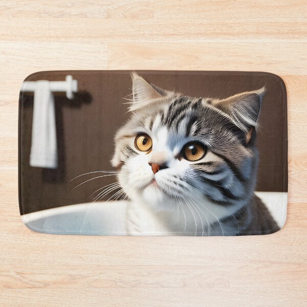 Item preview, Cat Taking a Bath - Modern Digital Art designed and sold by Ai-michiart.