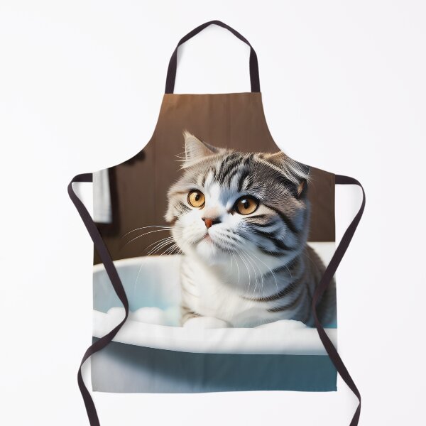 Item preview, Cat Taking a Bath - Modern Digital Art designed and sold by Ai-michiart.