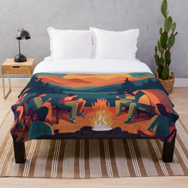 Item preview, Grounp of Friends Camping designed and sold by frogg136.